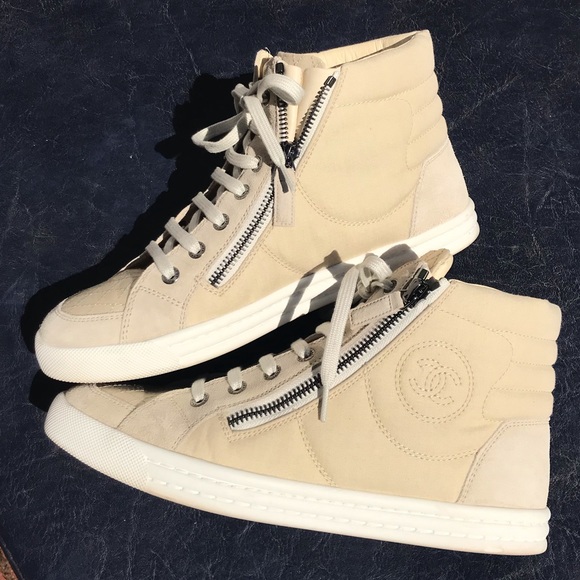 Chanel CC high tops size 37 Authentic. - Picture 3 of 9